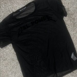 Women’s mesh “girl power”  Shirt